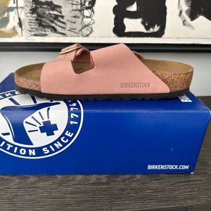 Arizona Big Buckle Slide Sandal - Old Rose Size 38